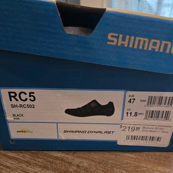 Mens Shimano Dynalast Cycling Road Shoe with Delta Cleats - Picture 4 of 6